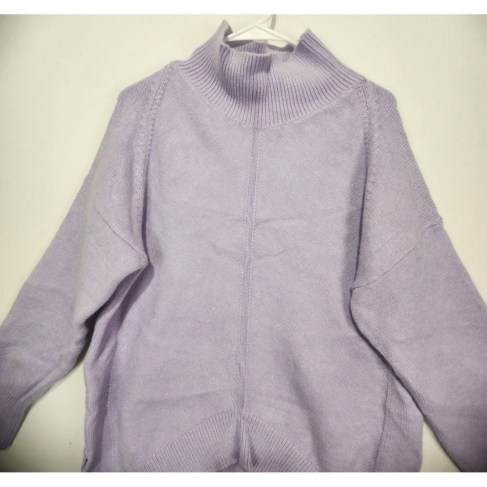 Maeve By Anthropologie Women's Lilac Casual Cozy Sweater Size L - Picture 4 of 10
